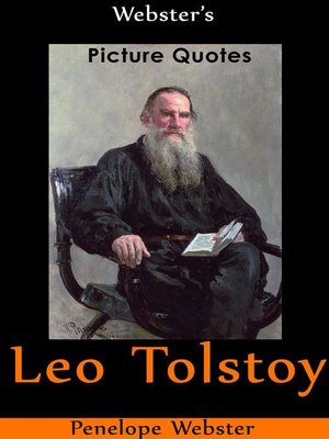 cover image of Webster's Leo Tolstoy Picture Quotes